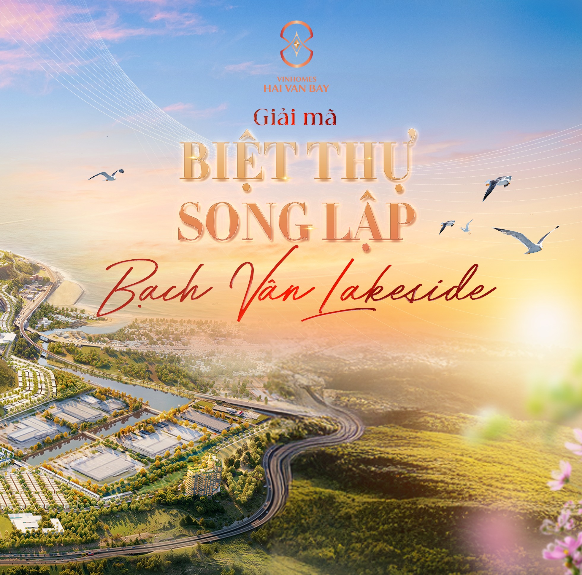 Giải mã bài toán đầu tư tại Bạch Vân Lakeside Villas: Khi thông số “vàng” gặp địa thế hiếm có 2 biet thu song lap vinhomes hai van bay