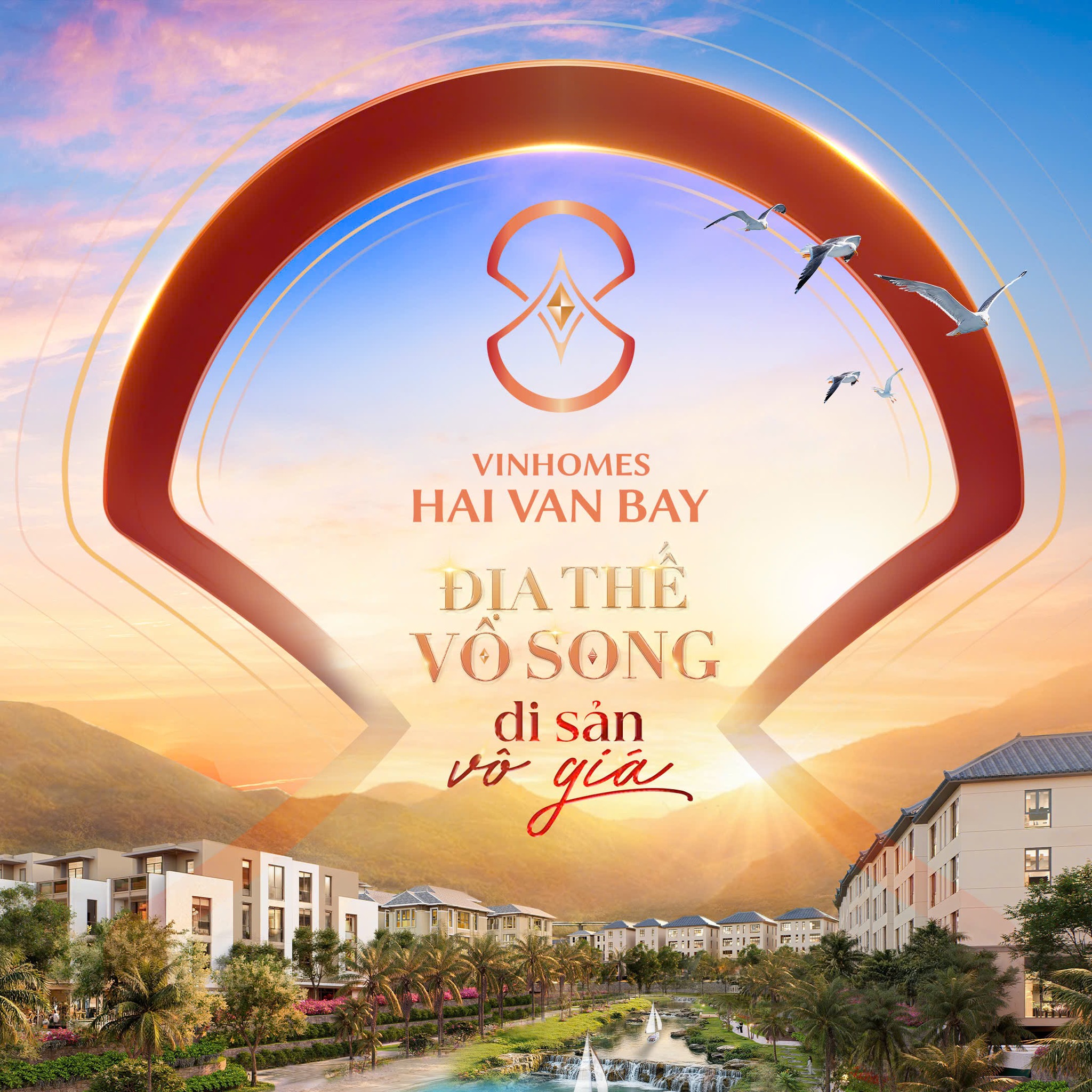 Vinhomes Hải Vân Bay: Biểu tượng đô thị vịnh biển toàn cầu và chuẩn mực sống di sản mới 1 vinhome hai van bay địa thế vô song di sản vô giá